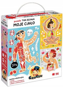 Puzzle Tak Działa Moje Ciało Układanka 96el. 5+ CzuCzu