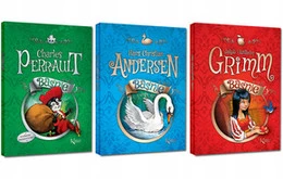 3x Pakiet Baśni Andersen Bracia Grimm Perrault Kolorowa Klasyka Greg