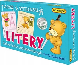 Piszę i zmazuję litery Adamigo