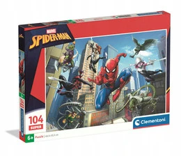 Puzzle Clementoni Super Spider-Man 104 elementy dla dzieci