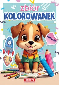 Zbiór KOLOROWANEK z Naklejkami Martel