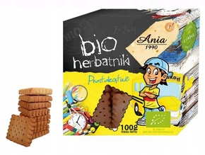 BIO Ania Herbatniki Prostokątne Pszenne 100g