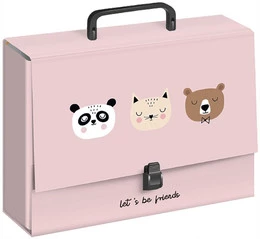 Teczka z Rączką ZWIERZĄTKA Pixel C4 BB Girls Interdruk