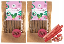 2x Rollsy RABARBAROWE Z Luteiną 50g Naturalnie Zdrowi