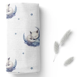 Pieluszka BAMBUSOWA Pielucha 40x40 LISEK Liski Ulewajka Bocioland BL190