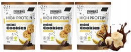 FRANK&OLI Mini Ciasteczka PROTEINOWE High Protein BANAN CZEKOLADA 90g x3