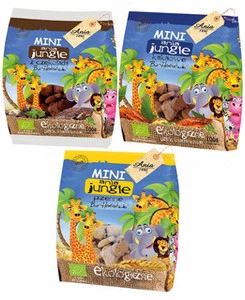 Zestaw Mini Jungle BIO 300g – 3 ciastka/herbatniki dla dzieci