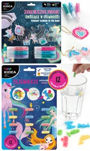 Stwórz Sama ZESTAW ZAWIESZEK + Tajemnicze KAPSUŁKI Figurki MORSKIE Kidea