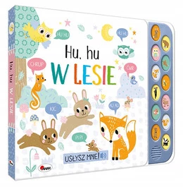 Książeczka Dźwiękowa Sensoryczna Usłysz Mnie Hu Hu w Lesie 3+ AWM