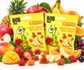 BOB SNAIL Żelki Owocowe WIELOOWOCOWE Bez Dodatku Cukru 2x20g (40g)
