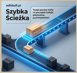 Wysyłka z priorytetem - Twoja paczka trafia na początek kolejki pakowania