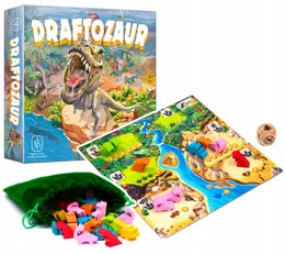 Draftozaur Rodzinna Gra Planszowa O Dinozaurach 8+ Nasza Księgarnia