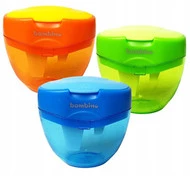 Temperówka Potrójna Plastikowa Z Pojemnikiem Bambino 03042
