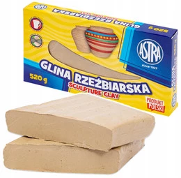 Glina Masa Rzeźbiarska Utwardzalna 520g 3+ Astra