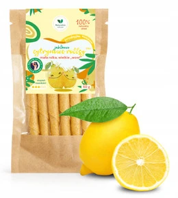 Rollsy Przekąski JABŁKO CYTRYNA 50g Naturalnie Zdrowi