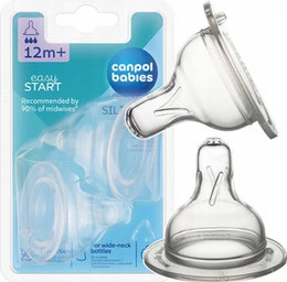 Smoczek Canpol 12m+ antykolkowy