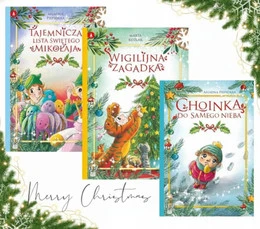 3X ŚWIĄTECZNE OPOWIADANIA A4 PAKIET MIKOŁAJ KSIĄŻKA NA ŚWIETA MIKOŁAJKI