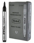 Marker permanentny Toma TO-090 czarny 1,5 mm 10 szt.