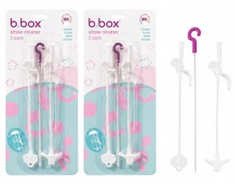 Słomki Wymienne Rurki Do Bidonu Kubka 2 szt B.Box x2
