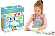 KOLORY Domino Gra Dla Dzieci Układanka 2+ CzuCzu