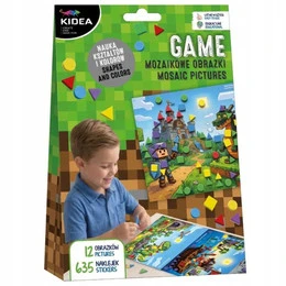 Mozaikowe Obrazki Kolory i Kształty Game Kidea MOKKGKA