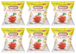 KRESTO Chipsy JABŁKOWE Ze Świeżych Jabłek 40g x6
