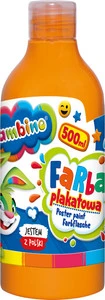 FARBA PLAKATOWA Szkolna Bambino 500 ml POMARAŃCZA