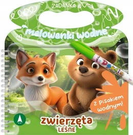Malowanki wodne Zadanka Zwierzęta Leśne 3+ Skrzat