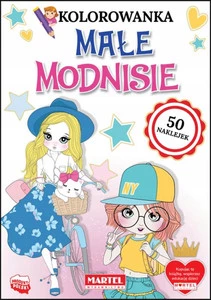 Kolorowanka z naklejkami Małe modnisie – Martel