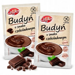 Budyń czekoladowy bez glutenu, bez cukru CELIKO 40g x2