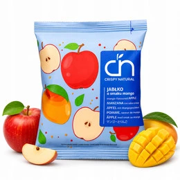 Jabłka o smaku mango Suszone owoce Crispy Naturalf