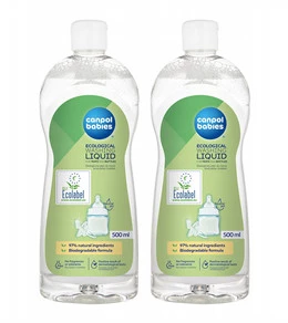 2x Canpol Płyn Do Mycia Butelek i Smoczków 500 ml.
