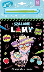 Szalone lamy. Zdrapywanka z rysikiem