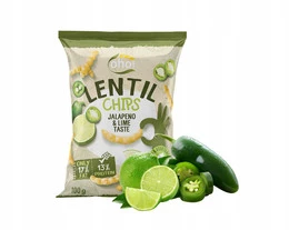 Chrupki soczewicowe jalapeno limonka 100g Oho!