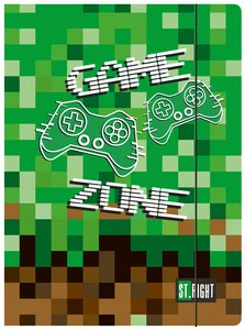 Teczka z gumką A4 tekturowa ST.RIGHT GAME ZONE