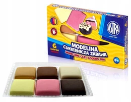 Modelina Cukiernicza Zabawa Szkolna Dla Dzieci 6 Kolorów 8+ Astra