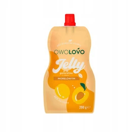 OWOLOVO Jelly galaretka w tubce jabłko morela deser bez cukru 200g