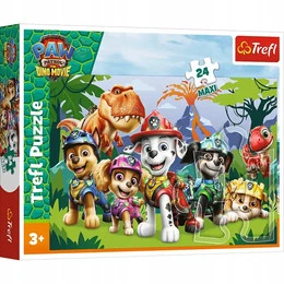 Trefl Puzzle 24 Maxi Psi Patrol, Prehistoryczna przyjaźń