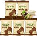 FRANK&OLI Ciastko Miękkie PISTACJA KAKAO BIAŁA CZEKOLADA Bez Cukru 45g x5