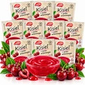 Kisiel WIŚNIOWY Bez DODATKU CUKRU o smaku Wiśni Bezglutenowy CELIKO 40g x10