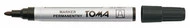 Marker Permanentny Z Tuszem Wodoodpornym Czarny 1,5 mm TOMA TO-090