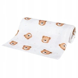 Pieluszka Bambusowa 40x40 TEDDY BEAR – Bocioland