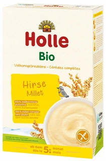 HOLLE BIO Kaszka Jaglana Pełnoziarnista Bezmleczna Bez Glutenu 250g 5M+