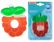 CANPOL BABIES Gryzak Wodny Dla Niemowląt Dzieci MALINA 3+ 2/812