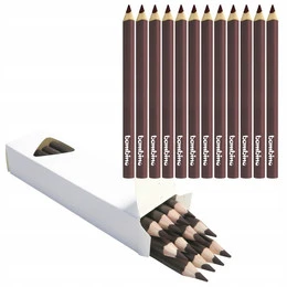 Kredki Trójkątne Grube BRĄZOWE op. 12 Sztuk Bambino