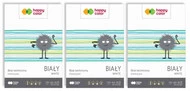 3x Blok Techniczny BIAŁY A4 10 Kartek 170g Happy Color