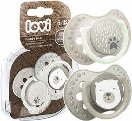 Lovi Smoczek DYNAMICZNY Uspokajający 6-18 msc Świeci W Ciemności 2 Sztuki