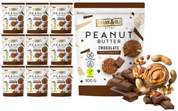 Mini ciasteczka orzechowo-czekoladowe – Frank&Oli 100g x9