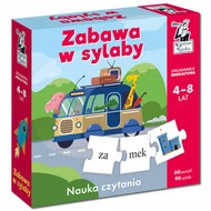 Zabawa W Sylaby Układanka Edukacyjna Puzzle Nauka Czytania 4+ Kapitan Nauka