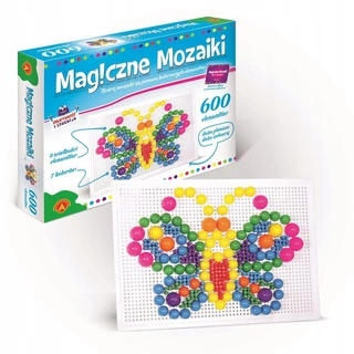 Magiczne Mozaiki 600 EL. Kreatywność i Edukacja Wpinanka 4+ Alexander 0664